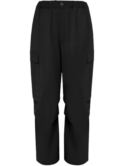 0711 straight-leg cargo trousers Black 711DR300