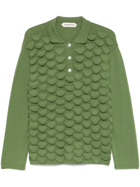 Namacheko Bird Feather sweater Green NS2575503033