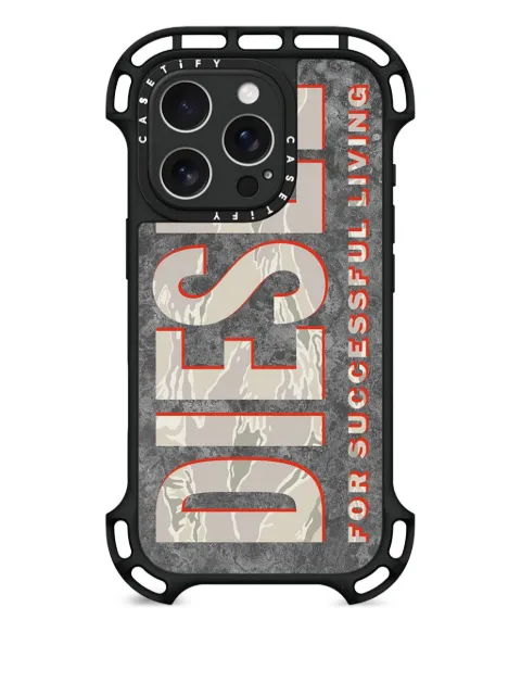 Diesel x CASETiFY moulded iPhone 16 Pro case Brown DP08820PHIN