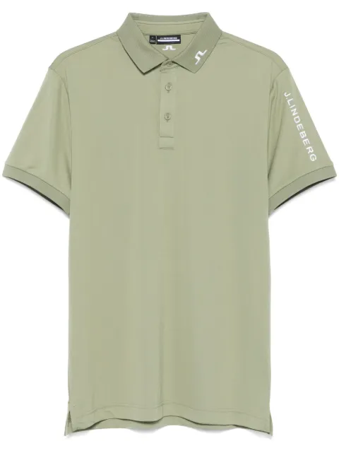 J.Lindeberg logo-embroidered polo shirt Green GMJT11823