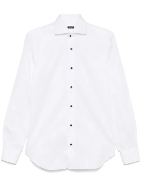 Barba poplin shirt White I1U13P0147034