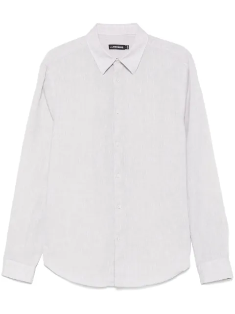 J.Lindeberg linen mélange shirt Neutrals FMST12828