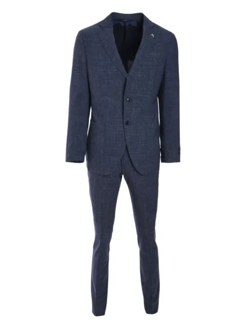 Tombolini single-breasted suit Blue A336ETTB