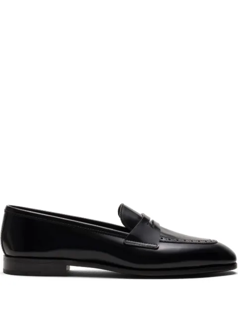 Church's polished-finish leather loafers Black DD00939EM