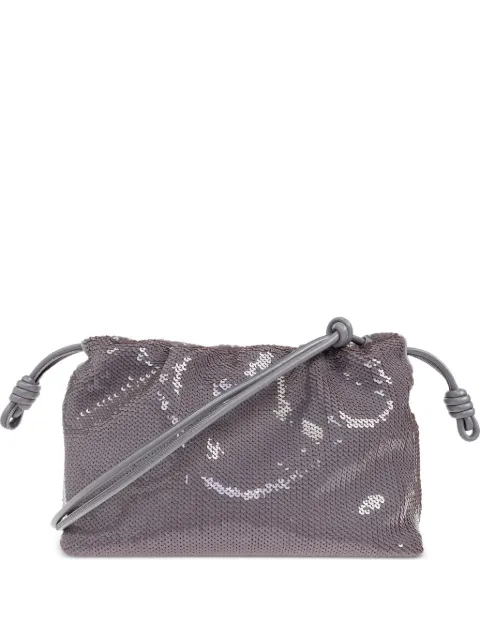 LOEWE sequin-embellished shoulder bag Grey A411FCRX62