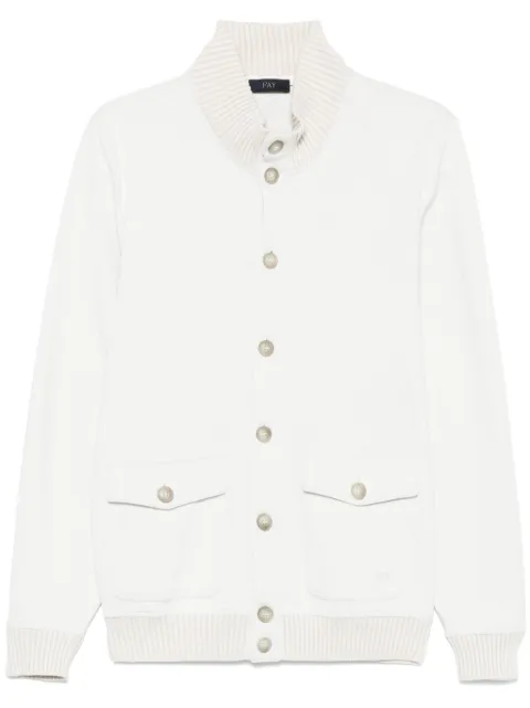 Fay jersey bomber jacket Neutrals NJMB5502260WOR