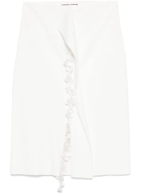 Plan C paillette-embellished midi skirt Neutrals GOCAG09VU0TP063