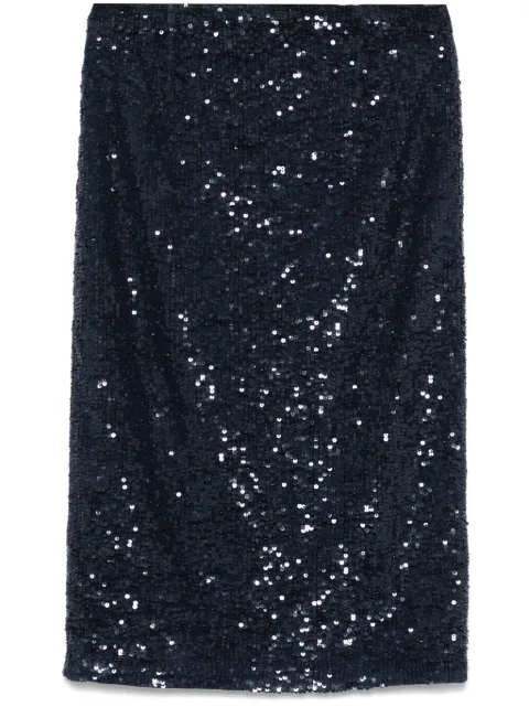 P.A.R.O.S.H. sequined mini skirt Blue GONGD620993