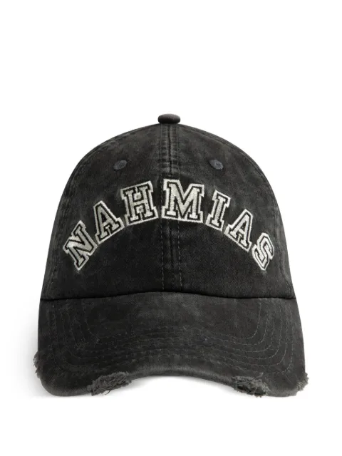 Nahmias embroidered logo cap Black TR8G1024