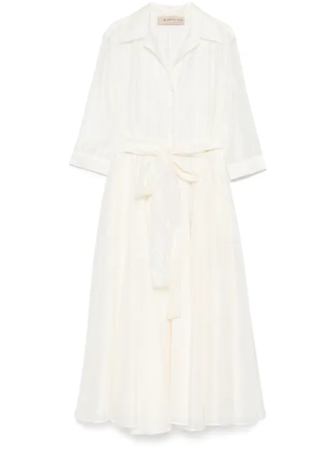 Blanca Vita flared midi dress Neutrals ALLIA1824