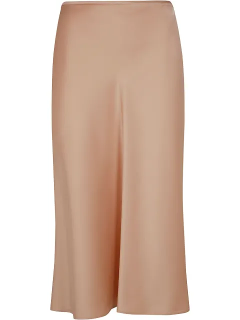 Blumarine satin midi skirt Pink 2G237A