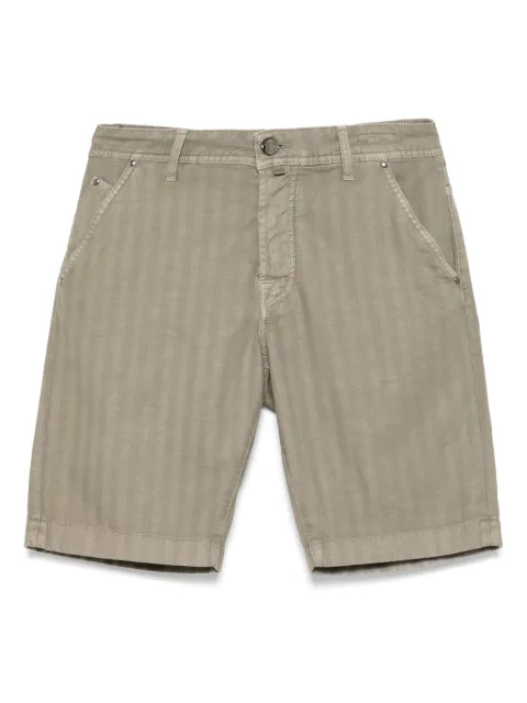 Jacob Cohën herringbone shorts Brown JUMOE002036S4002