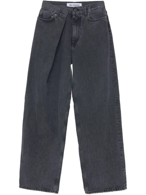 Won Hundred pleat-detailing jeans Grey 318315153