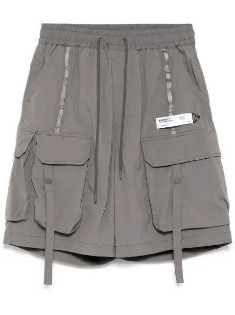 Musium Div. logo-patch cargo shorts Grey MMUSPM00737X