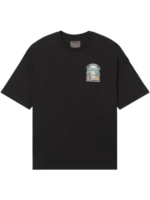 Musium Div. cotton t-shirt Black MMUTEM00766X