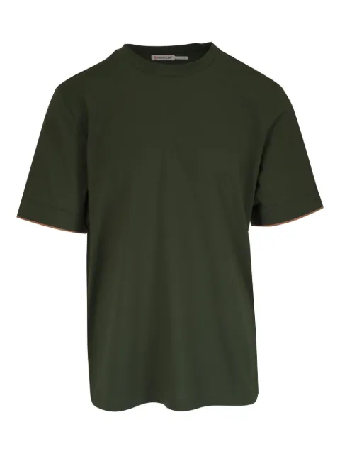 Moncler cotton T-shirt Green K10918C0006889AXI