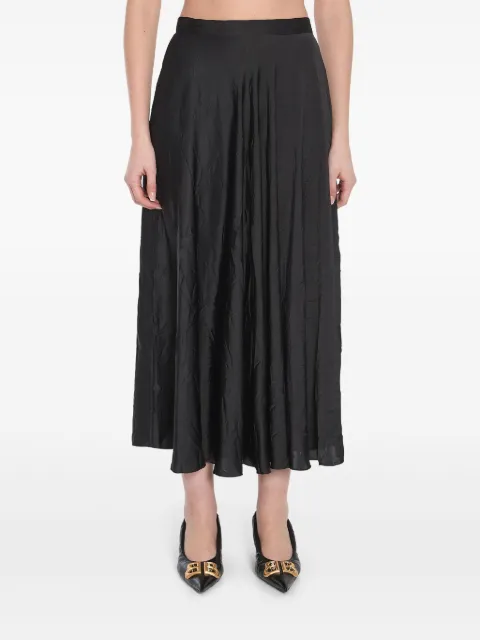 Balenciaga asymmetrical midi skirt Black 814144TKN01