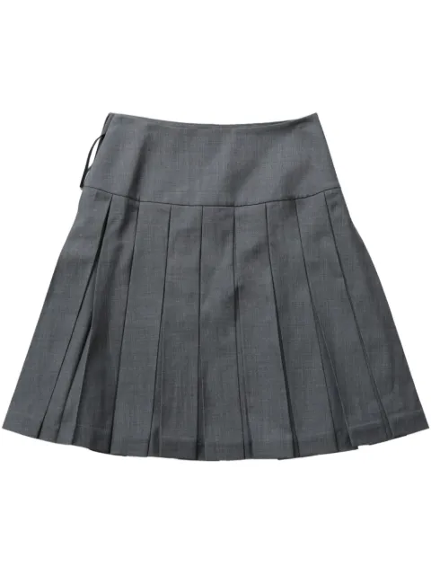 SHUSHU/TONG wool-blend skirt Grey FSDESK02FFV456