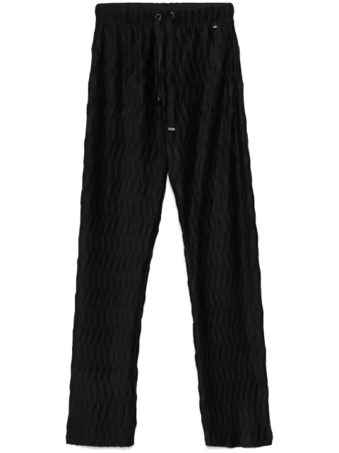 Herno plissé tapered trousers Black PT000118D52102