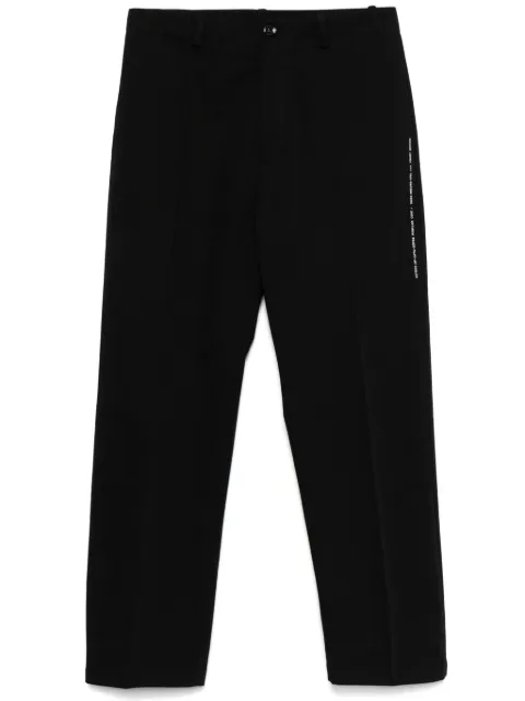 Moncler x FRGMT cotton trousers Black K109U2A00001M5134