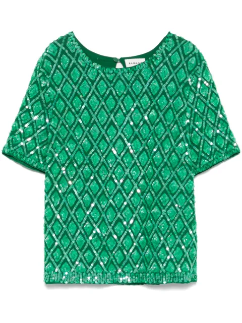 P.A.R.O.S.H. Gild blouse Green D311647GILD