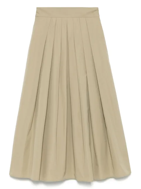 ASPESI cotton midi skirt Green 2260D307