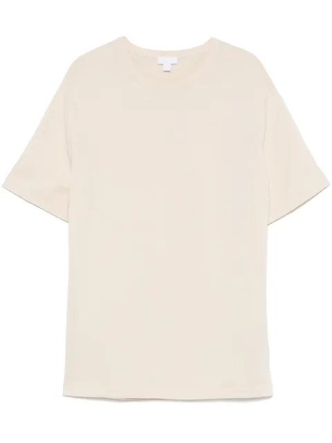 Sunspel cotton knit T-shirt Neutrals MTSH8278