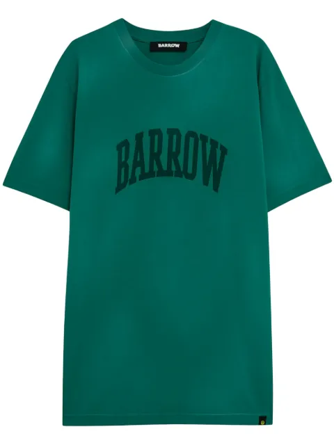 BARROW logo-print T-shirt Green S5BWUATH045