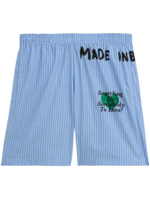 BARROW logo shorts Blue S5BWUABE062