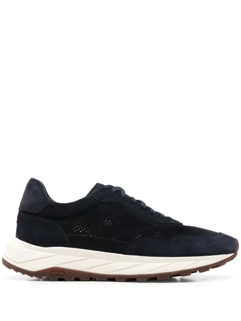 Henderson Baracco perforated-design sneakers Blue SIRIO
