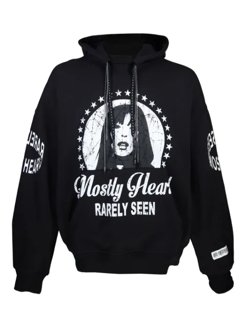 Mostly Heard Rarely Seen Paramount graphic-print hoodie Black MH08BEKH05