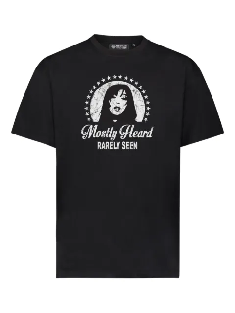 Mostly Heard Rarely Seen Paramount graphic-print cotton T-shirt Black MH08BET04