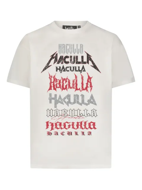 Haculla logo-print t-shirt White HA08BET01