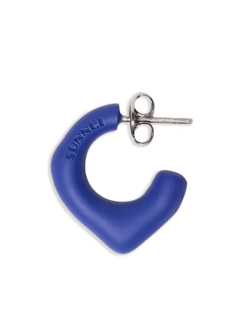 Sunnei half-hoop earring Silver ACCXJEW016MET0077721BLUEMATT