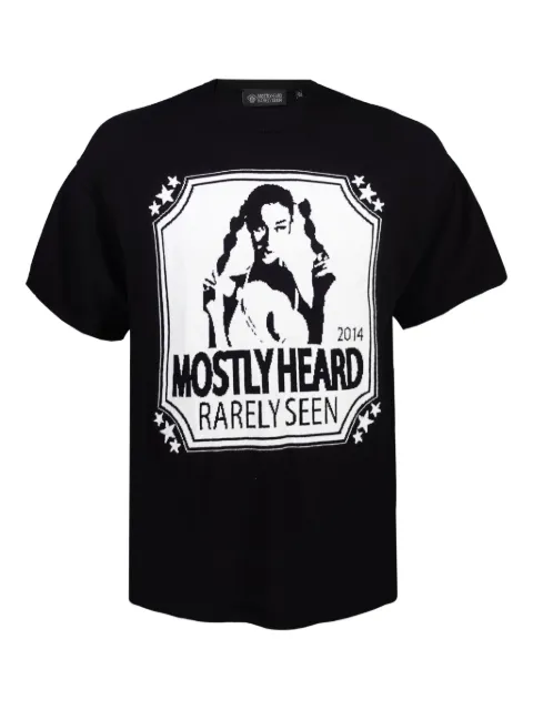 Mostly Heard Rarely Seen graphic-print cotton T-shirt Black MH08BEST03