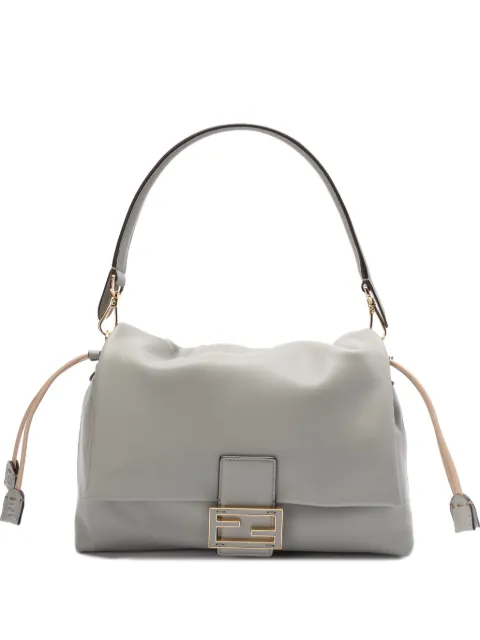 FENDI Mamma Baguette shoulder bag Grey 8BR833AQ0D