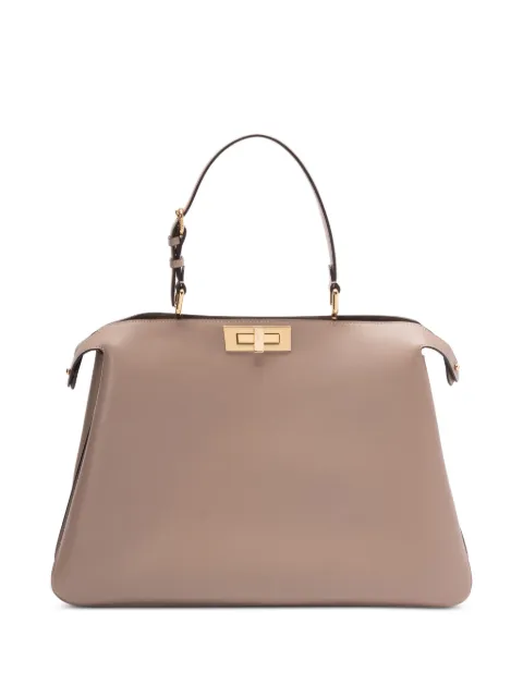 FENDI large Peekaboo Soft tote bag Neutrals 8BN358AOVH