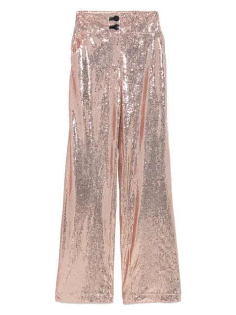 MITILIANE COUTURE sequined trousers Gold 5942664549202