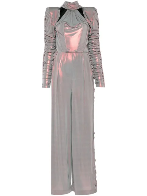 MITILIANE COUTURE holographic jumpsuit Red 5942664549134