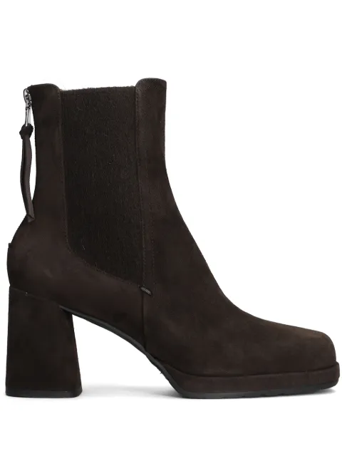 mara bini 80mm suede boots Brown T252