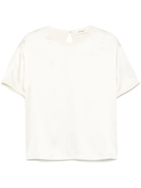Lisa Yang round-neck T-shirt Neutrals 2025204