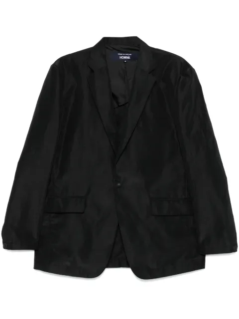Comme des Garçons Homme classic fitted blazer Black HOJ002