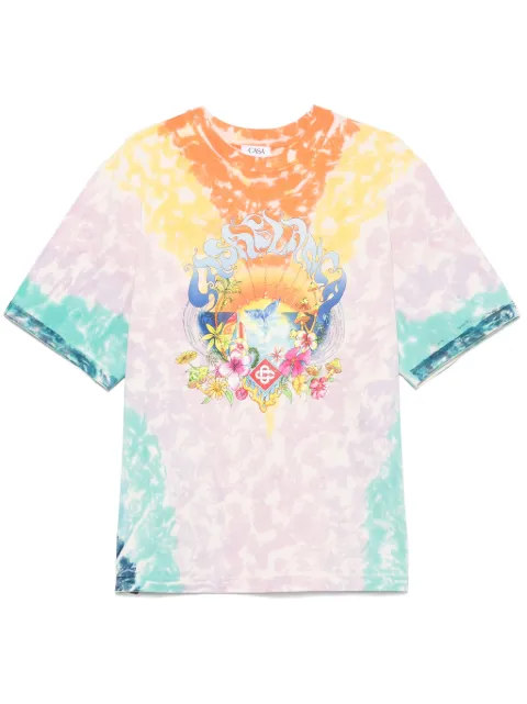 Casablanca Surf-trip tie-dye T-shirt Purple MS25JTS027