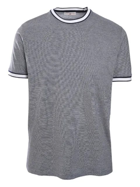 Luciano Barbera contrasting-trim T-shirt Blue 11974581061