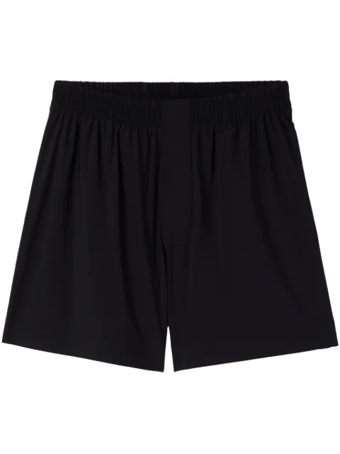 Sunnei pleat-detail track shorts Black RTWXBOT027NYL072001BLACK