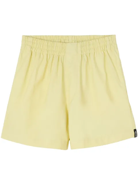 Sunnei pleat-detail shorts Yellow RTWXBOT020COT097LYELIGHTYELLOW