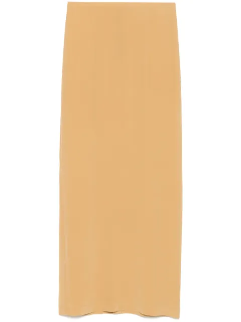 Alysi silk midi skirt Yellow 105030P5207