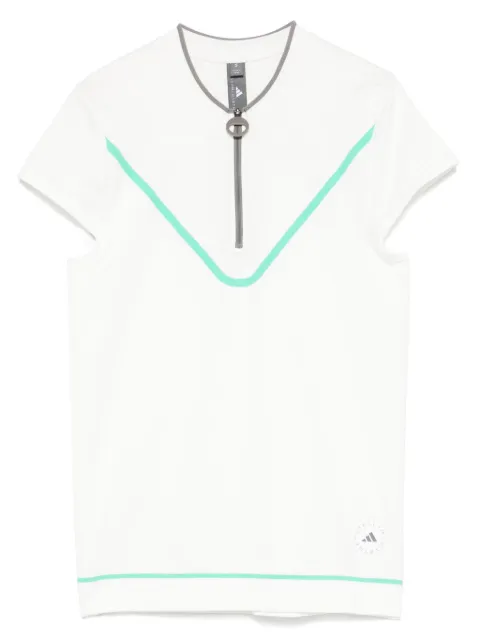 adidas by Stella McCartney short-zip golf polo White JI5228