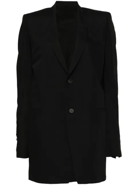 Rick Owens Dirt Tailored blazer Black RP01E7769