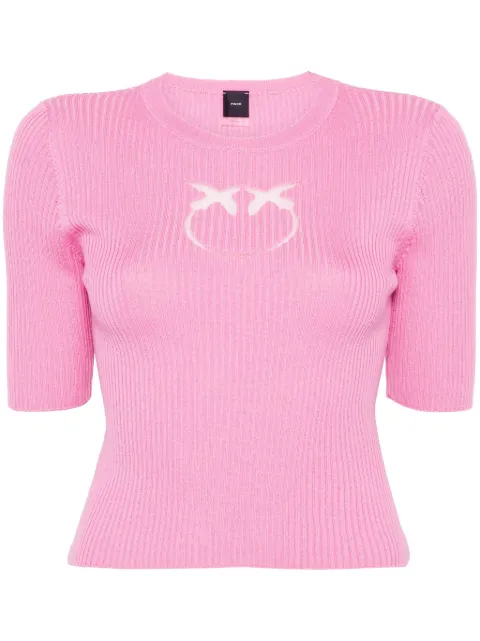 PINKO Love Birds T-shirt Pink 102017A1KW